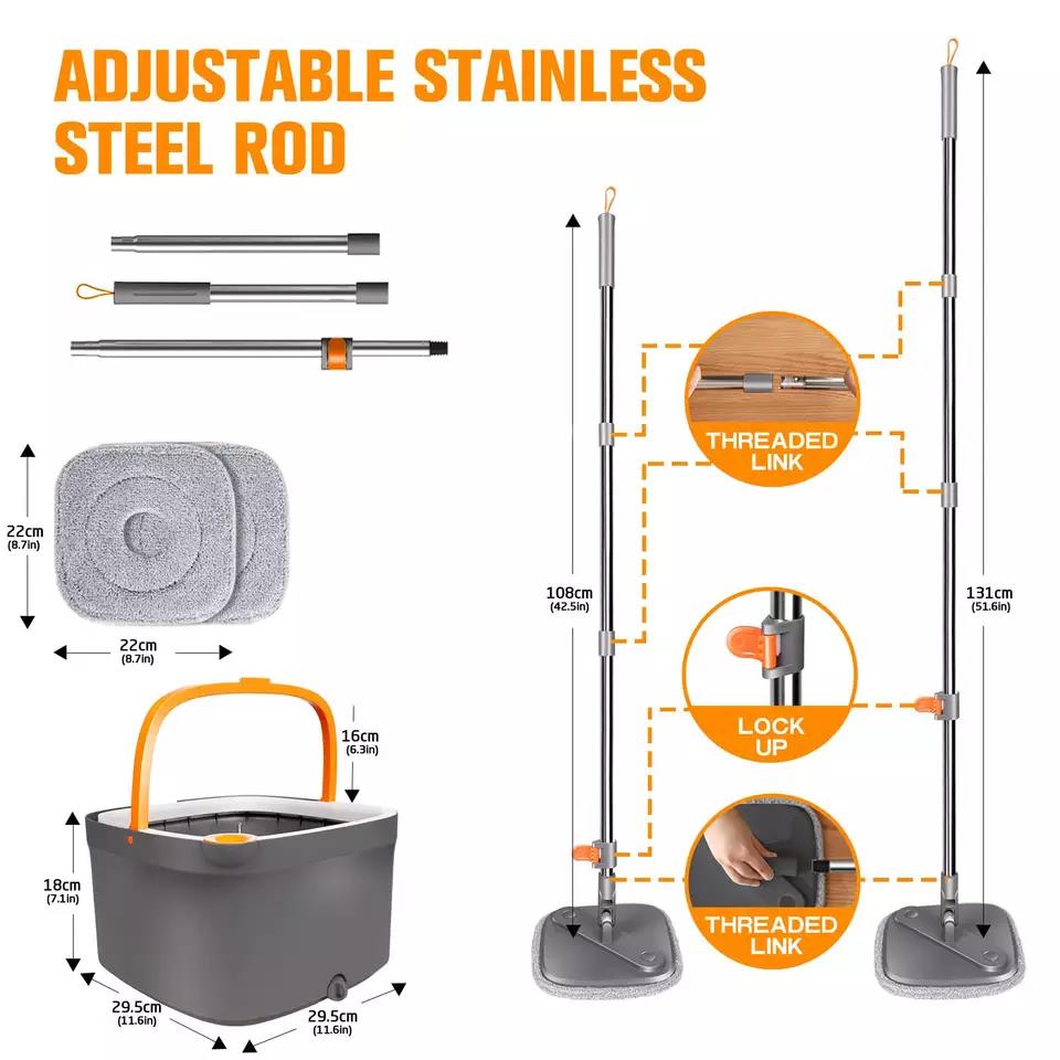 Rotatin RSPM-N-HAE-ALI-CPg Spin Mop - F04